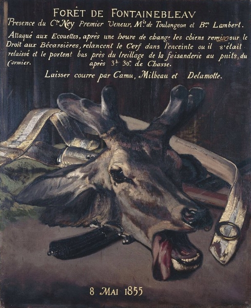 Massacre de cerf - 1855 © RMN - Musée national du château de Compiègne